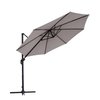 Living Accents Offset 10 ft. Tiltable Beige Patio Umbrella H22SU5701